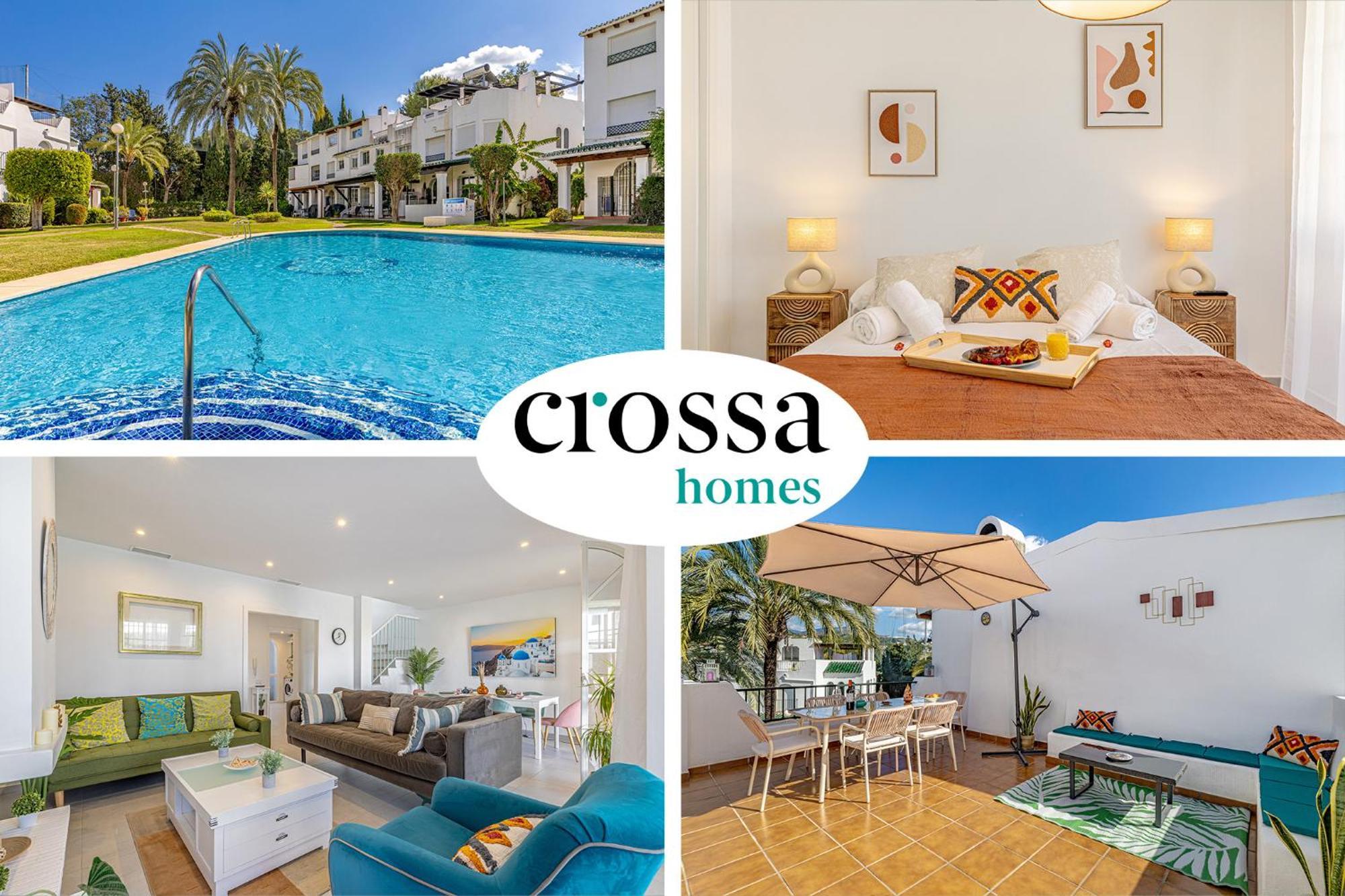 Chic Dream Home, Rooftop Bbq, 9 Pools, Golf Views 马尔韦利亚 外观 照片